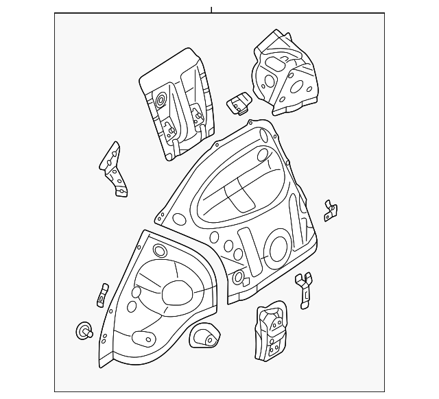 Inner Wheelhouse 1EA-809-852-A