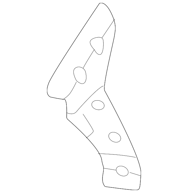 Inner Wheelhouse Mount 1EA-971-530-B - View 2