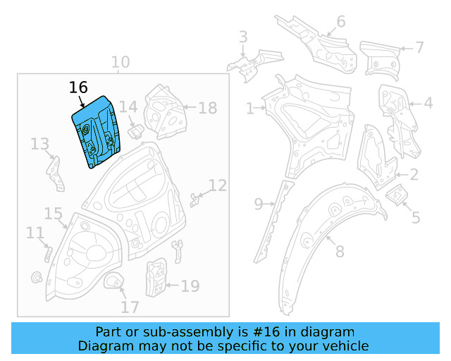 Suspension Support 1EA-802-192-A - View 3