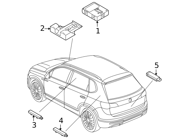 Control Module 3Q0-959-435-M - View 2