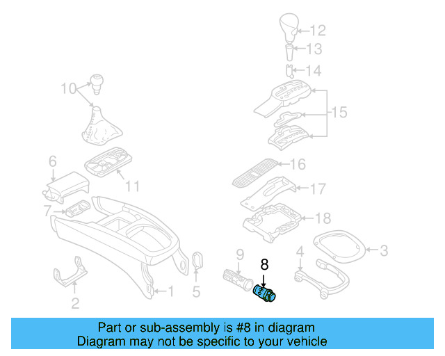 Cigarette Lighter Element 1J0-919-307-9B9 - View 23