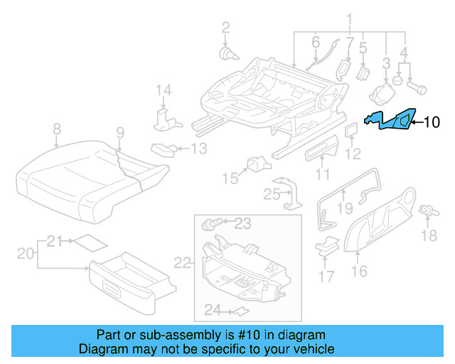 Adjust Lever 1K0-881-092-B - View 40