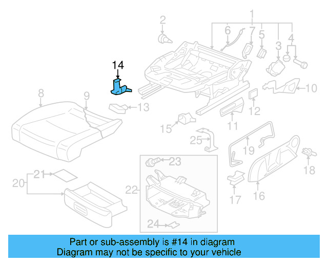 Track End Cover 8P0-881-348-B-01C - View 22