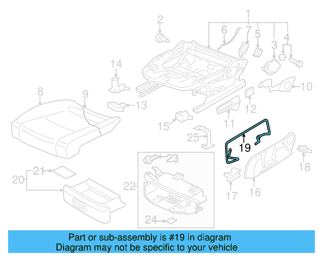 Retaining Bracket 1K0-881-559-D - View 5