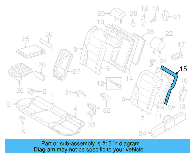 Headrest Guide 1K0-886-920-B-82V - View 31