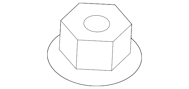 Spoiler End Lock Nut N-023-002-13 - View 6
