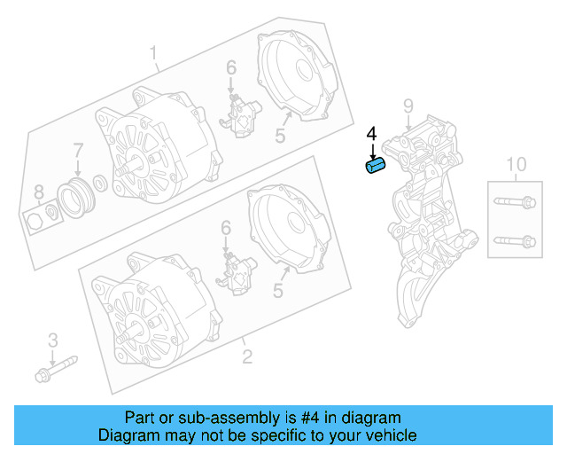 Mount Bracket Sleeve 038-103-139-A - View 11
