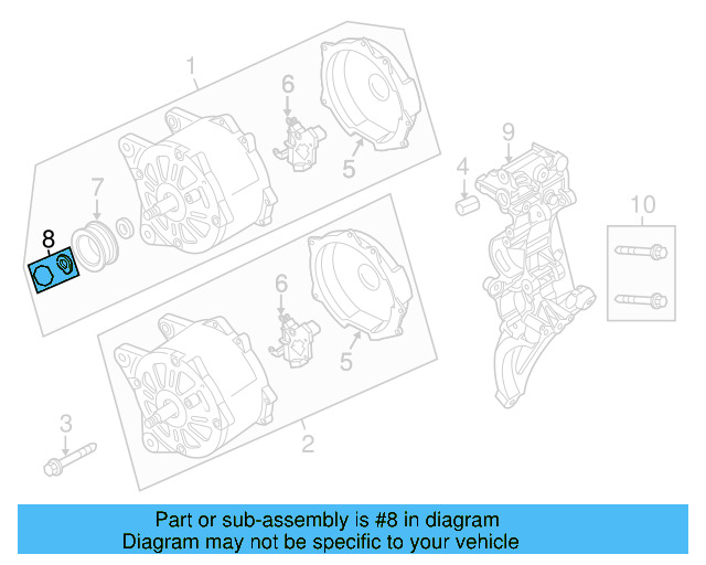 Pulley Hardware Kit 028-903-320-C - View 101