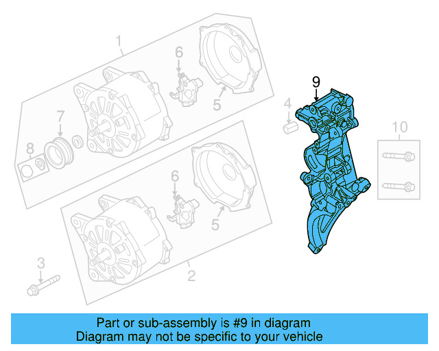 Mount Bracket 07K-903-141-C - View 11