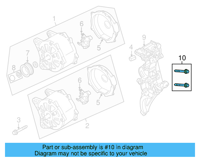 Mount Bracket Mount Bolt N-106-100-01 - View 52