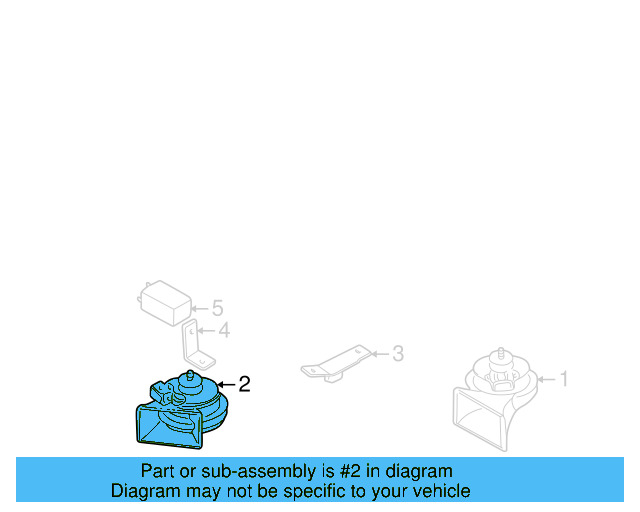 Horn 1HM-951-219-D - View 5