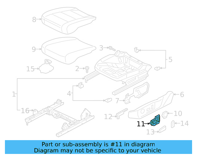 Lumbar Switch 5G0-959-777-QWA - View 14
