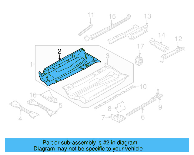 Floor Pan 1K0-803-206 - View 20