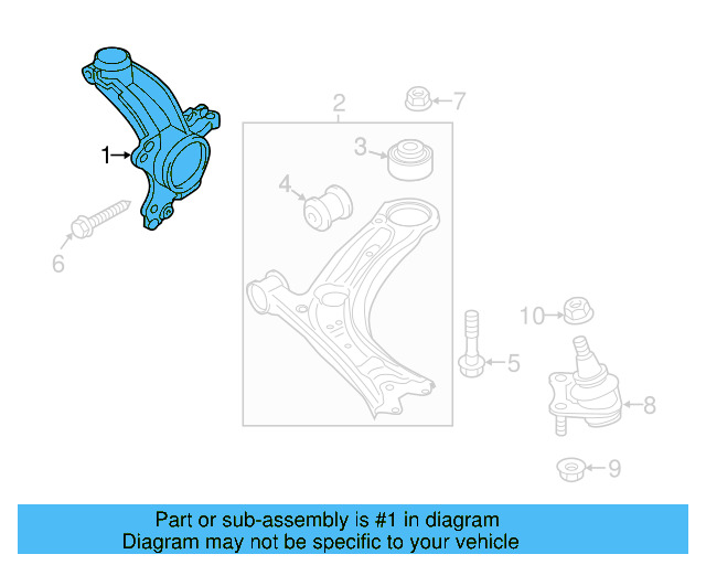 Steering Knuckle 561-407-256 - View 20
