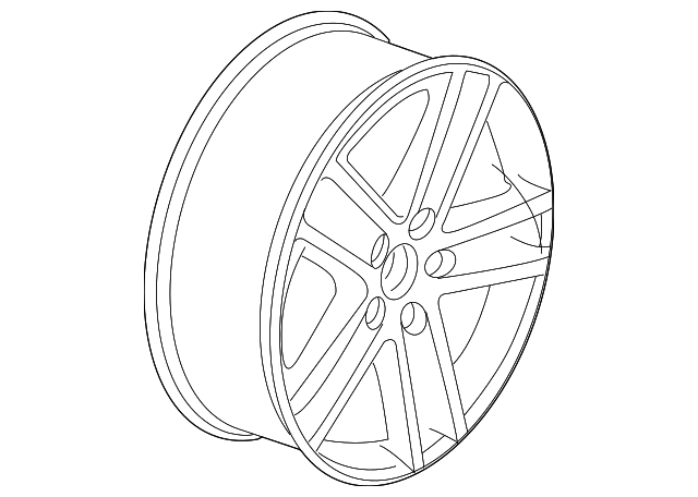 Wheel, Alloy 3C0-601-025-BA-QQ9 - View 17