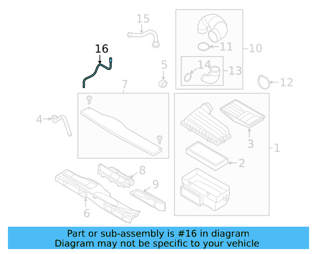 Vent Tube 06K-103-210-D - View 9