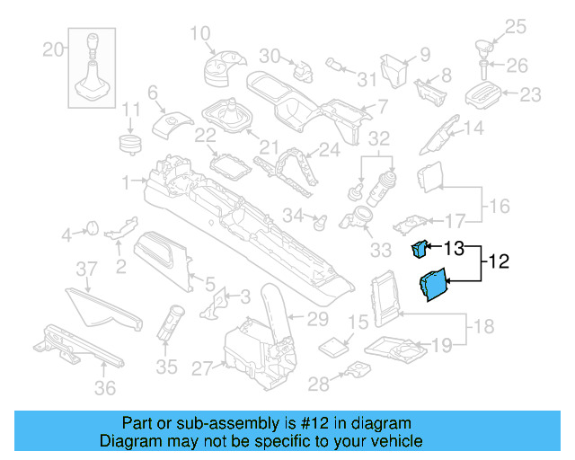 Ashtray 1C0-857-961-P-08H - View 2
