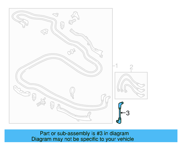 Drive Motor Battery Pack Control Module Wiring Harness 7P0-998-671 - View 6