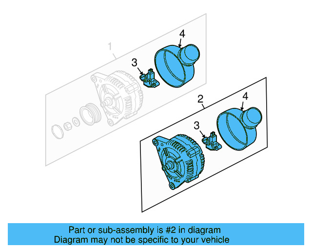 Alternator 059-903-018-X - View 10