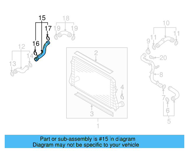 Connector Pipe 1K0-145-840-F