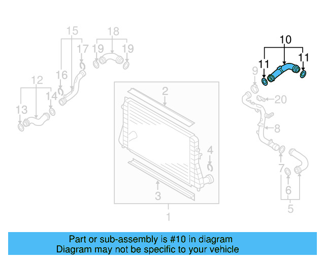 Pressure Tube 1K0-145-838-S - View 29