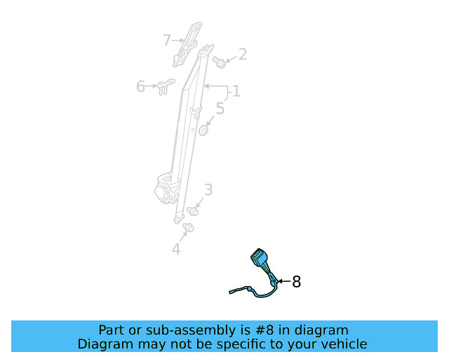 Buckle End 2GJ-857-755-A-MNB - View 4