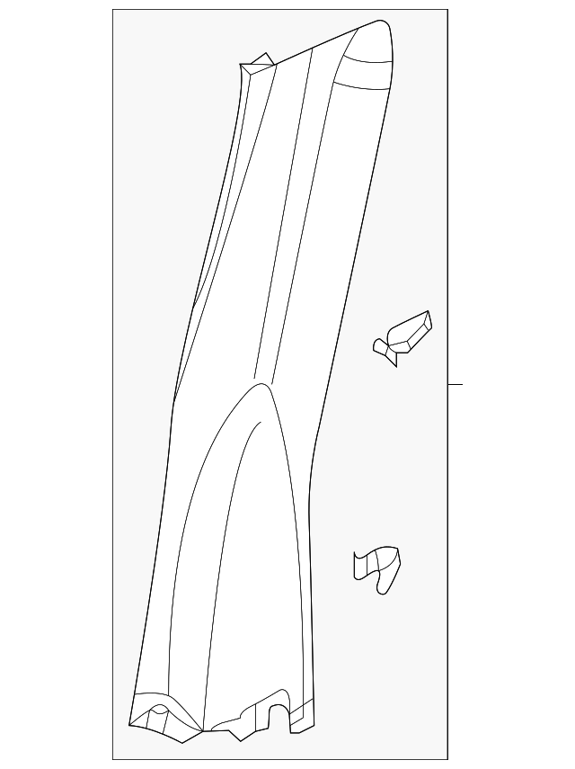 Upper Pillar Trim 3CM-867-245-B-82V