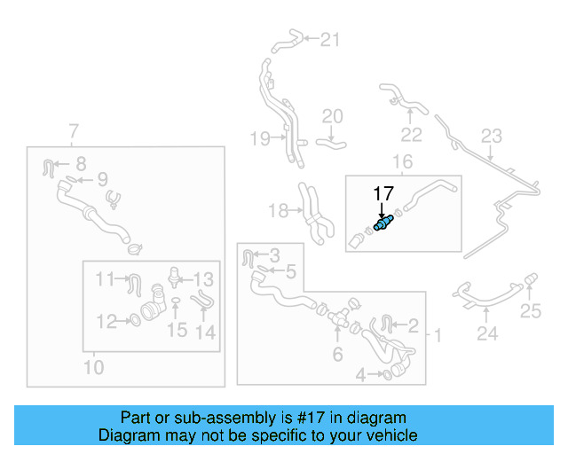 Thermostat 1K0-121-113-A - View 13