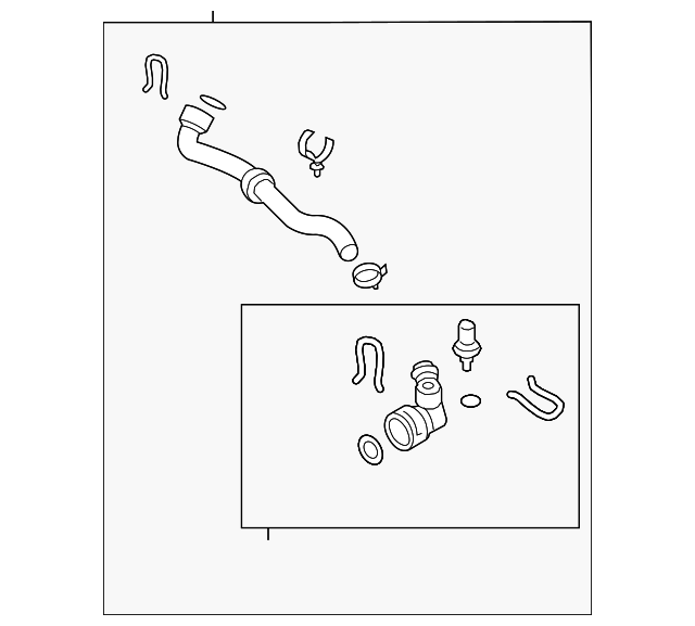 Lower Hose 1K0-122-051-GN - View 10