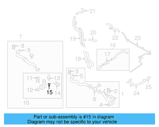 Rear Pipe 06F-121-065-H - View 30