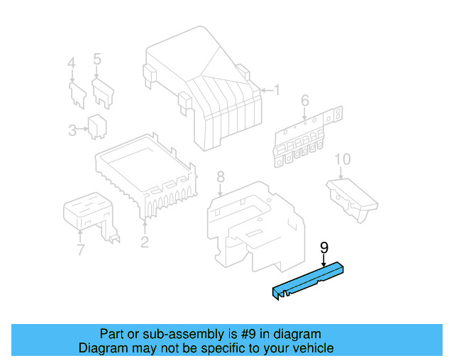 Cable Guide 1K0-971-848-S - View 6
