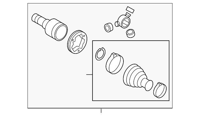 Cv Joint Kit 3C0-498-103-K