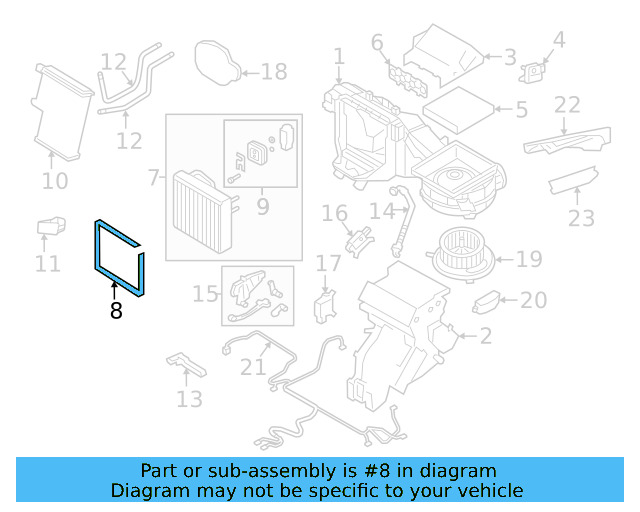 Evaporator Assembly Gasket 3QF-898-003 - View 19