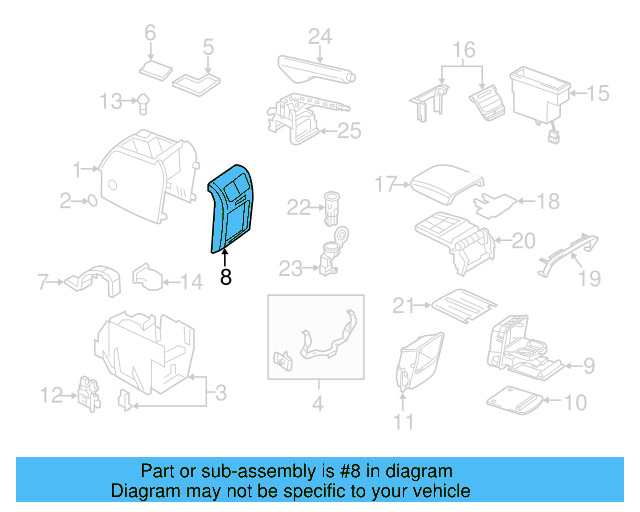 Storage Tray 1K5-863-383-C-81U - View 4