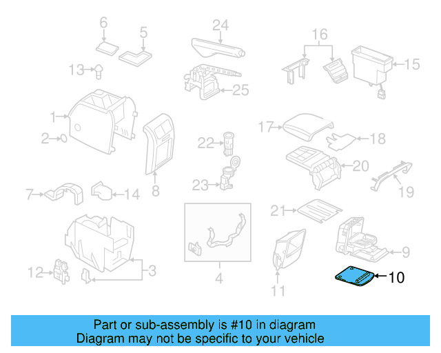 Rear Seat Cup 1K0-862-543-E-82V - View 7