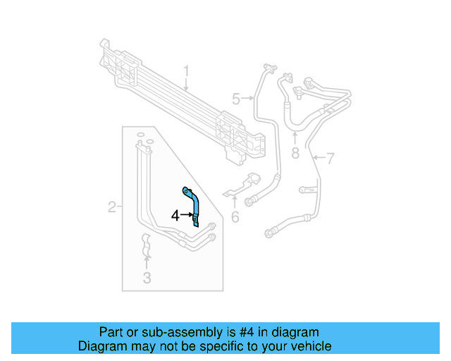 Feed Line Bracket 3C0-317-828-D - View 5