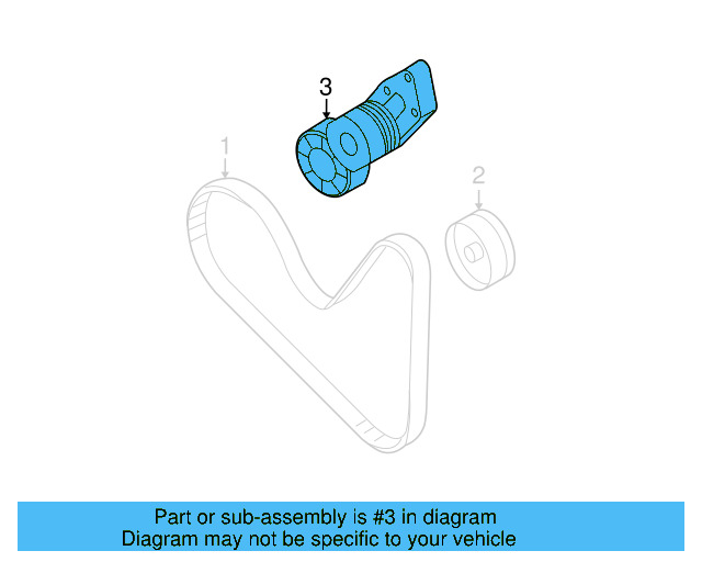 Belt Tensioner 022-145-299-L - View 3