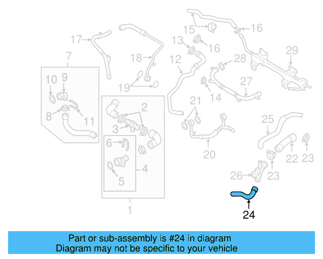 Hose 06F-121-063-D - View 25