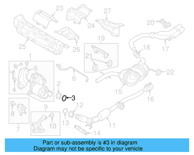 Exhaust Filter Gasket 04L-253-115-A - View 6