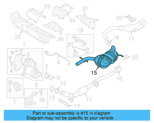 Exhaust Muffler 5C3-253-209-T - View 4