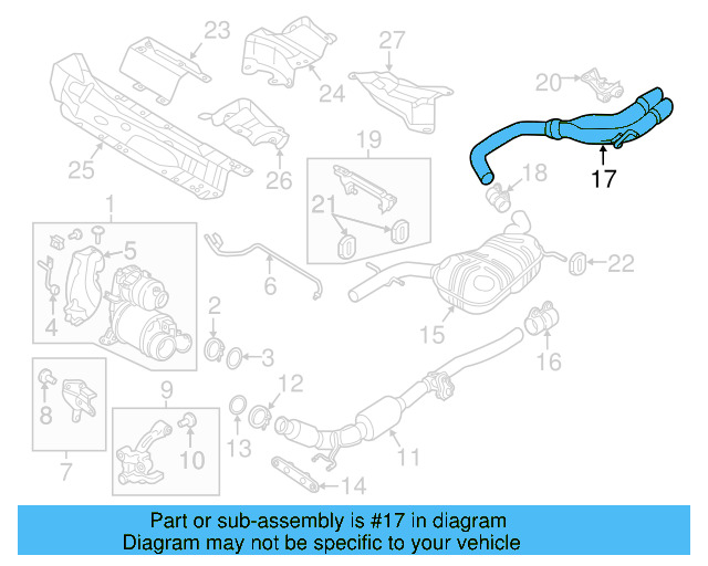Tailpipe 5C3-253-609-M - View 4