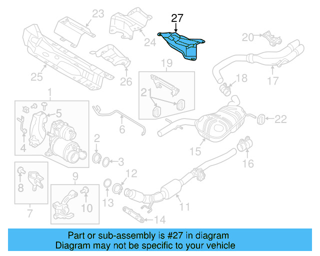 Heat Deflector 5C5-825-701 - View 24