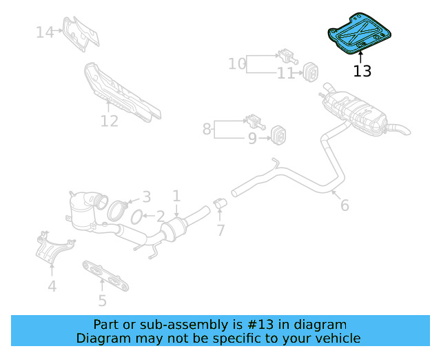 Heat Shield 5QF-825-701-D - View 7