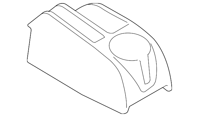 Rear Console 1Q0-863-323-H-82V - View 2