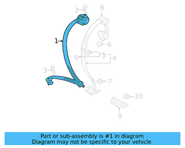Outer Belt Assembly 5GM-857-805-B-RAA - View 6