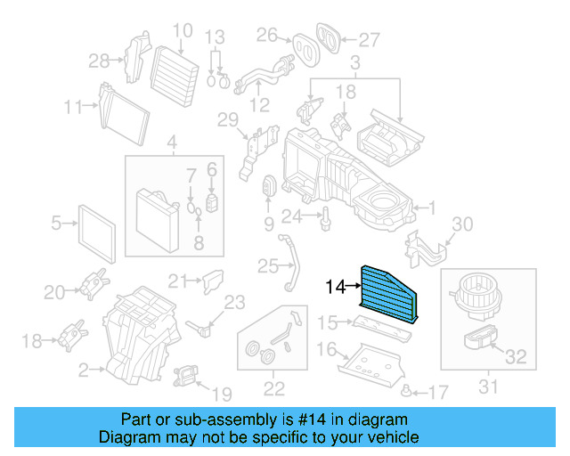 Cabin Air Filter 1K1-819-669 - View 14