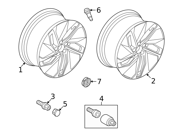 Valve Stem 311-601-361 - View 128