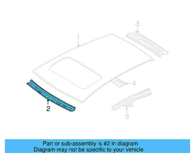 Header Panel 1K6-817-123-D - View 3
