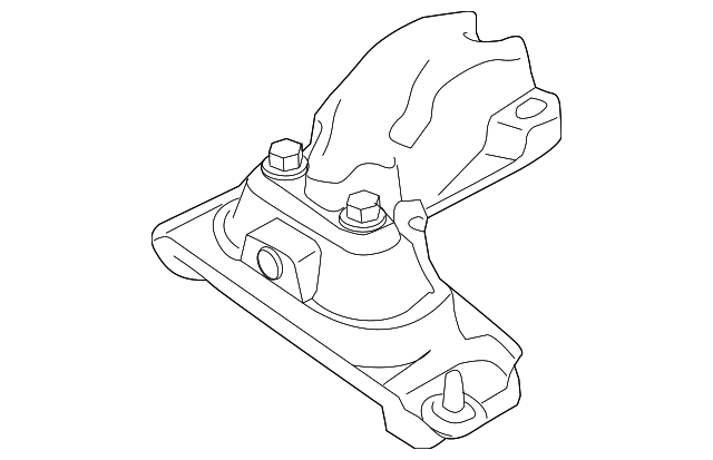Front Mount Bracket 7B0-199-262-F - View 3