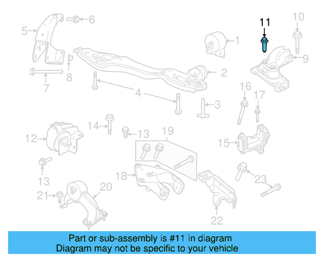 Engine Bracket Bolt WHT-004-386 - View 17